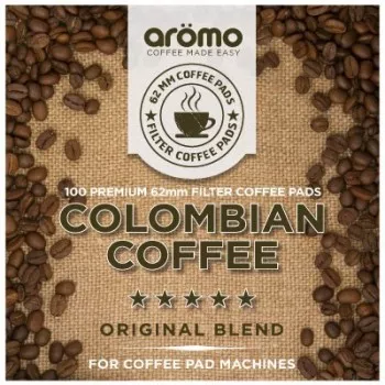 Aromo - COLOMBIAN - UNWRAPPED - 62mm Senseo Compatible Coffee Pods